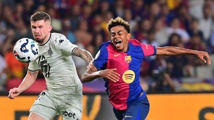 Barcelona Dibantai AS Monaco di Laga Terakhir Uji Coba Pramusim.
