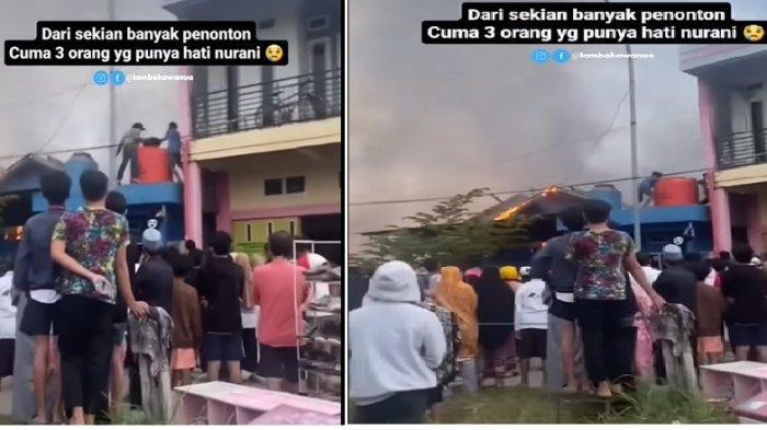 Berita Viral Warga Menonton Kebakaran Rumah Tapi Hanya 3 Orang yang Punya Hati Nurani: The Real Hero