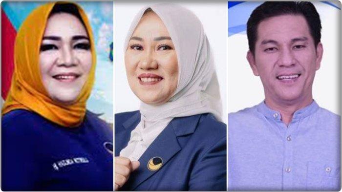 Kolase foto Haslinda Rotinsulu, Seska Budiman dan Alfian Bara; Simak Hasil Hitung Sementara Pileg DPRD Provinsi dapil Sulawesi Utara 4 yang meliputi Kota Kotamobagu dan Bolmong Raya yakni Bolaang Mongondow (Bolmong), Bolaang Mongondow Utara (Bolmut), Bolaang Mongondow Timur (Boltim), dan Bolaang Mongondow Selatan (Bolsel), Jumat (23/2/2024) pagi, untuk Partai Nasional Demokrat (NasDem).