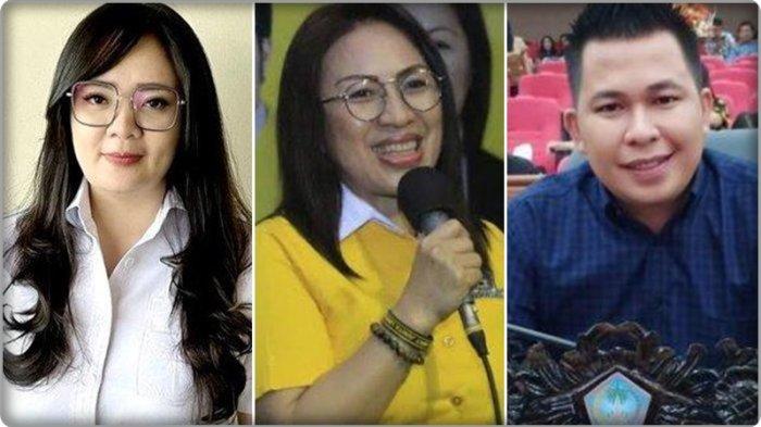 Kolase foto caleg DPRD Sulut Sendy Rumajar, Miky Wenur dan Braien Waworuntu; 8 Caleg DPRD Provinsi Dapil Sulawesi Utara 6 Raih Suara Terbanyak Sementara, Update 1 Maret 2024