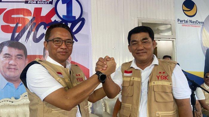 Calon Gubernur Sulawesi Utara Yulius Selvanus Komaling (YSK) mengungkap kedekatan Sam Sachrul Mamonto dengan Presiden terpilih Prabowo Subianto