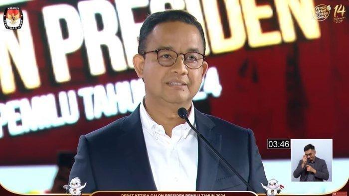 Capres Anies Baswedan tanggapi Presiden Jokowi yang komentari soal debat Pilpres.