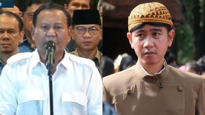 Capres Prabowo Subianto dan cawapres Gibran Rakabuming Raka.