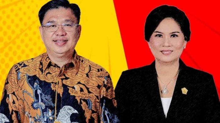 Djein Leonora Rende dan Tonny Hendrik Lasut yang digadang-gadang maju di Pilkada Mitra, Provinsi Sulawesi Utara (Sulut).