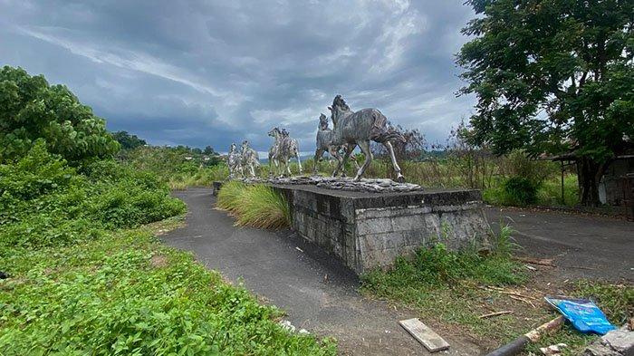 Eks arena pacuan kuda di Kota Manado, Provinsi Sulawesi Utara. Foto terkini Senin 3 Juni 2024.