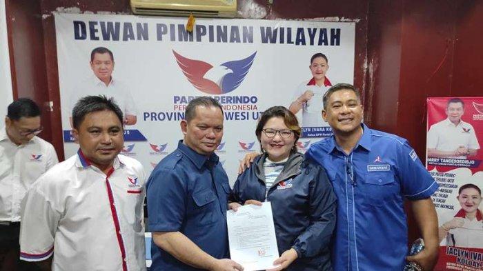 Elly Engelbert Lasut mendaftar sebagai bakal calon gubernur ke Partai Perindo Sulawesi Utara.