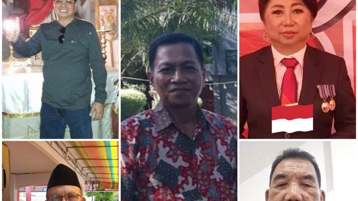 Lima mantan birokrat Pemkab Kepulauan Sitaro, Sulawesi Utara, yang masuk daftar bacaleg Pemilu 2024.
