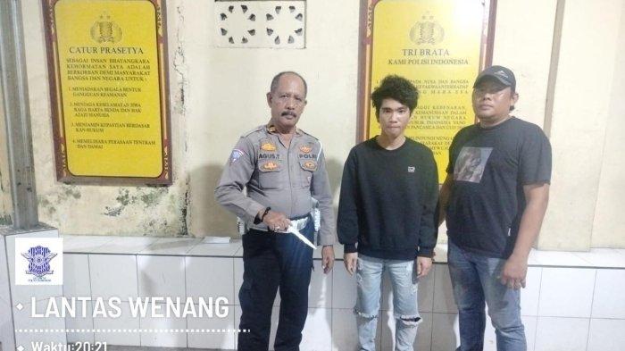 Pelaku penikaman di depan sebuah rumah makan di Kecamatan Wenang, Kota Manado, Sulawesi Utara.