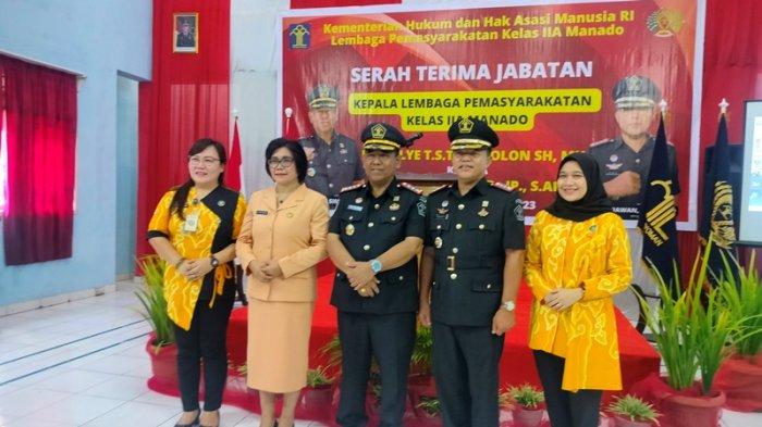 Foto Sertijab Kalapas Manado, Kamis 19 Oktober 2023 di Lapas Manado