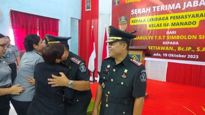Foto Sertijab Kalapas Manado, Kamis 19 Oktober 2023 di Lapas Manado