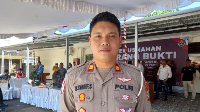 KECELAKAAN DI BITUNG - Kasat Lantas Polres Bitung, Iptu Syarif Subarkah. Ia membeberkan kecelakaan maut yang terjadi di Wangurer, Bitung, Selasa (29/4/2025) sore.