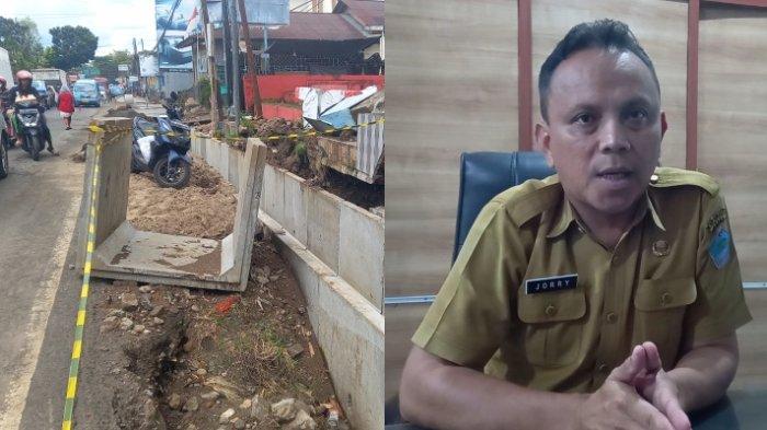 Kadis PUPR Minut, Jorry Tintingon, buka suara terkait keterlambatan pembangunan pedestrian di Jalan Raya Manado-Bitung.