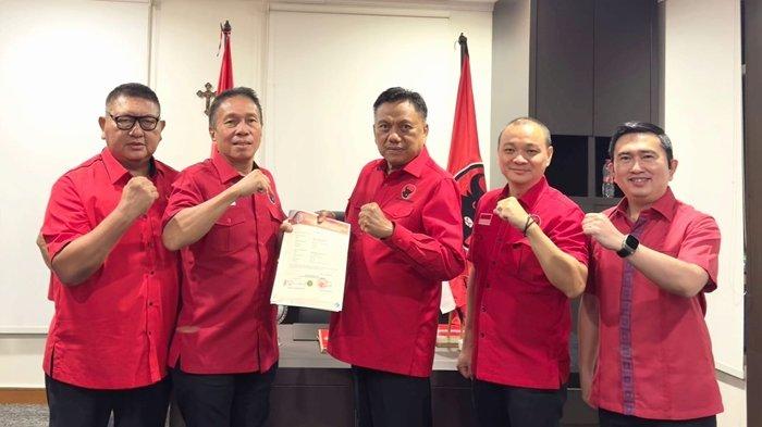 Franky Donny Wongkar dan Theo Kawatu Diusung PDIP sebagai Cabub-Cawagub di Pilkada Minsel 2024.