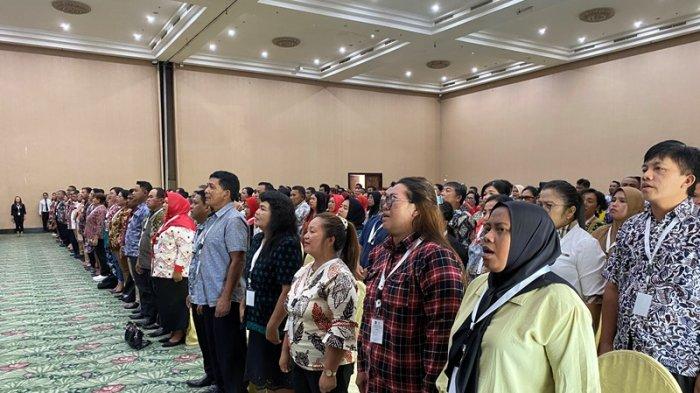 Peserta Gelombang IX dalam mengikuti Pelatihan P3PD dari dirjen bina pemerintahan desa Kemendagri RI