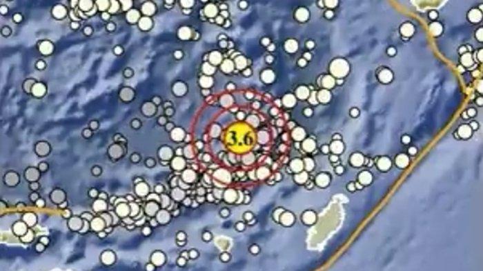 Gempa bumi terkini melanda di wilayah Maluku Tenggara Barat, Rabu (12/7/2023) siang.