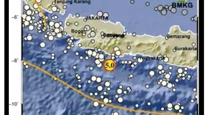Gempa di Jawa Barat siang ini Minggu 31 Desember 2023.