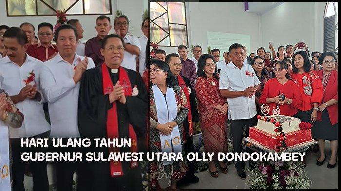 Ibadah Pentahbisan GMIM Ruth Woloan dan Syukur HUT ke-63 Gubernur Sulut
Olly Dondokambey.