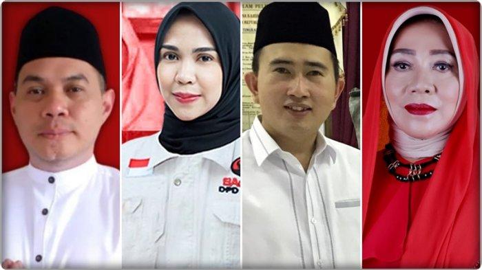 Kolase foto dari kiri Harry Edward Porung, Feramitha Mokodompit, Rocky Wowor, dan Muslimah Mongilong; Berikut ini delapan caleg DPRD Provinsi dapil Sulawesi Utara 4 yang meraup suara terbanyak sementara, hingga 23 Februari 2024 siang.