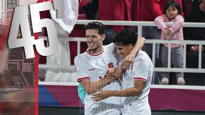 Hasil Babak Pertama Indonesia vs Korea Selatan, Struick Cetak Gol, Garuda Muda Unggul 2-1