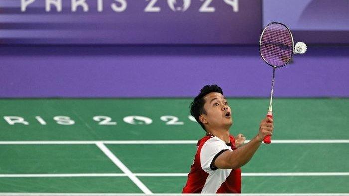 Hasil Olimpiade Paris 2024 Bulu Tangkis Tunggal Putra: Anthony Ginting Menang atas Wakil AS, Howard Shu.