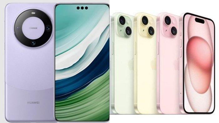 Huawei Mate 60 dan iPhone 15