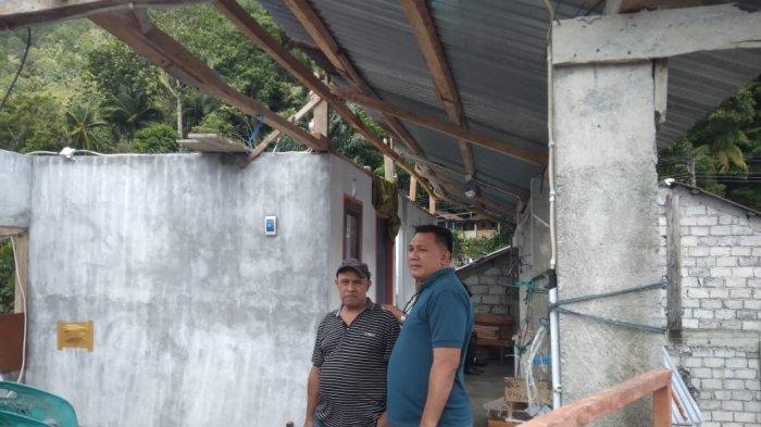 Hujan Deras dan Angin Kencang Porak-poranda Rumah Warga di Soataloara l Sangihe