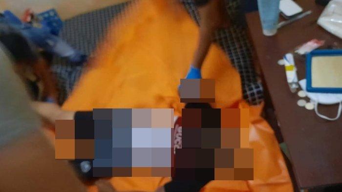 Sesosok mayat ditemukan di kamar kos Bahu, Manado, Sulawesi Utara.