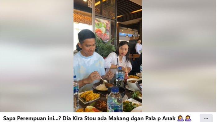 Viral Aksi Influencer Sulawesi Utara (Sulut) bergoyang-goyang saat duduk makan bersama Kaesang Pangarep di Manado.