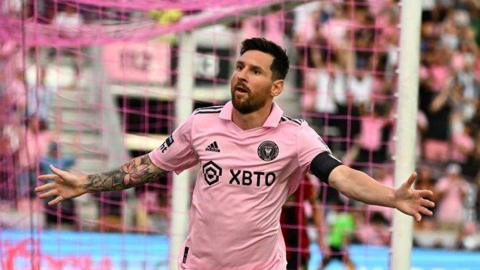 Striker Inter Miami, Lionel Messi. Inter Miami tak akan diperkuat Lionel Messi saat melawan Chicago Fire, Kamis (5/10/2023) pukul 07.30 WIB.