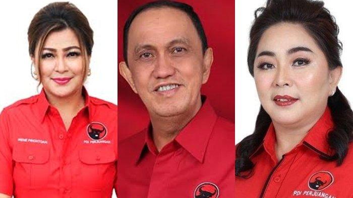 Irene Golda Pinontoan, Roy O Roring dan Jeane Laluyan dipastikan meraih kursi PDIP di DPRD Sulawesi Utara
