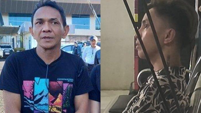JOVAN - Nelson Antou ayah dari almarhumah Nahtasya perempuan asal Manado yang meninggal di Kamboja dan Jovan yang saat menyerahkan diri ke Polda Sulut, Senin (27/5/2025). Nelson mengaku sudah dimintai keterangan oleh Polda Sulut.