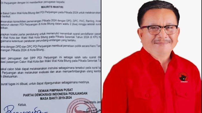 Jagoan PDIP di Pilkada Bitung Sulawesi Utara Maurits Mantiri