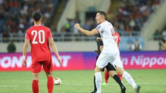 Jay Idzes Cetak Gol Debut bagi Indonesia di laga melawan Vietnam.