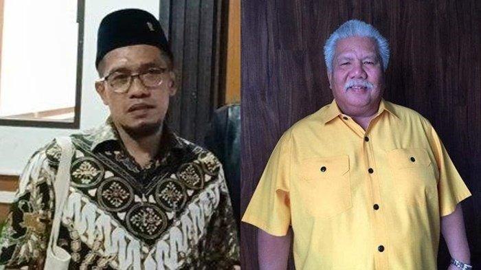 Joko Suroso terdakwa kasus korupsi PT Air Manado dan Jimmy Rimba Rogi mantan Wali Kota Manado.