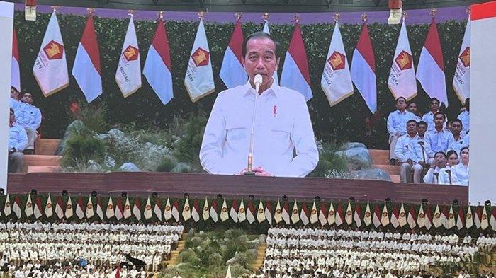 Jokowi Berpidato di Rapimnas Gerindra, Singgung 4 Hal Penting tentang Prabowo.