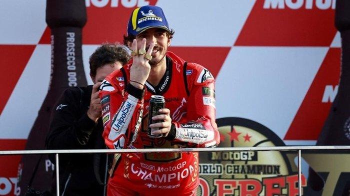 Jorge Martin akui kalah kuat dengan Bagnaia. Gagal raih titel Juara Dunia MotoGP 2023 hingga jelaskan kronologi seruduk Marc Marquez di GP Valencia.