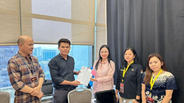 KPU Sulawesi Utara dan jajaran KPU empat kabupaten kota menghadapi perkara PHPU di MK.