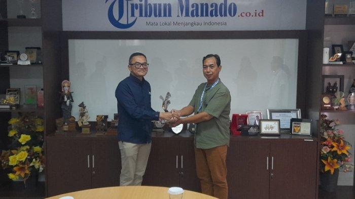 KUNJUNGAN - Jajaran PT Sarana Multi Infrastruktur (SMI) Kementerian Keuangan melakukan media visit ke kantor Tribunmanado.com, Rabu (2/7/2025).