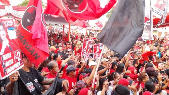 Kampanye PDIP Manado beberapa waktu lalu