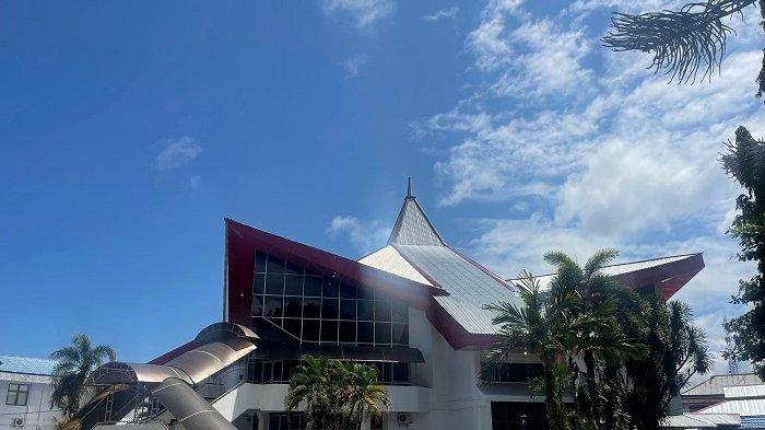 Kantor DPRD Bitung Sulut yang akan menggelar Rapat Paripurna DPRD Bitung