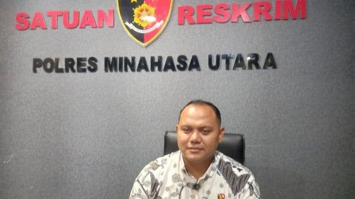 PENJELASAN: Kasat Reskrim Polres Minut IPTU I Kadek Agung Uliana memberi penjelasan kepada awak media.