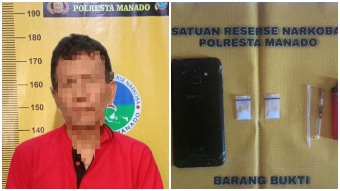 Kasus peredaran narkotika di Manado kembali diamankan Tim Reserse Narkoba Polresta Manado di Kelurahan Karombasan Selatan, Kecamatan Wanea, Kota Manado