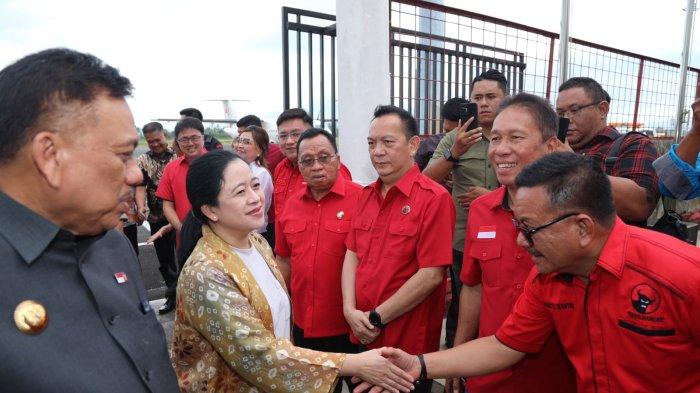 Kedatangan Puan Maharani di Manado, Sulawesi Utara, Jumat (11/8/2023).