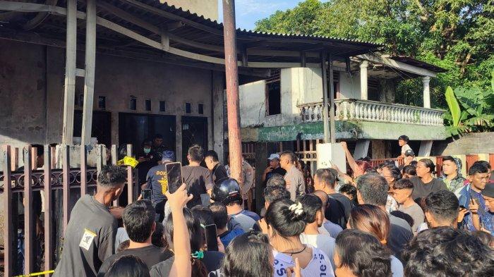 KRONOLOGI - Kebakaran rumah di Kelurahan Karangria Lingkungan 1, Kecamatan Tuminting, Kota Manado, Sulawesi Utara Selasa (15/4/2025). Polisi ungkap kronologinya.