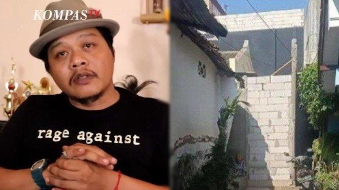 Pria di Ponorogo nekat tutup Jalan dengan Tembok.