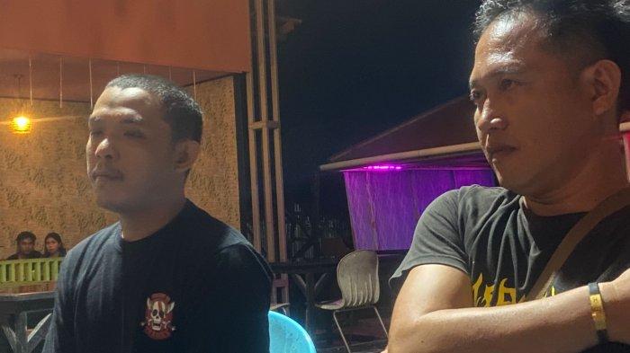 Ketua Amalitra Valdy Suak bersama seorang warga Ratatotok IS alias Inal
