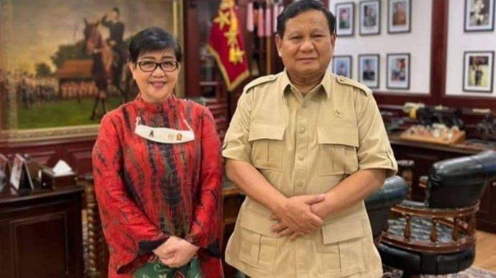 Ketua DPD Partai Gerindra Sulawesi Utara, Conny Rumondor bersama Prabowo Subianto.