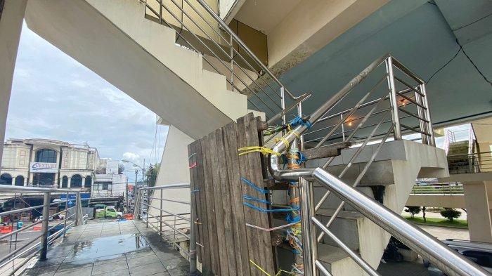 Kondisi Menara Alfa Omega, Kota Tomohon, Sulawesi Utara, Minggu (16/6/2024).