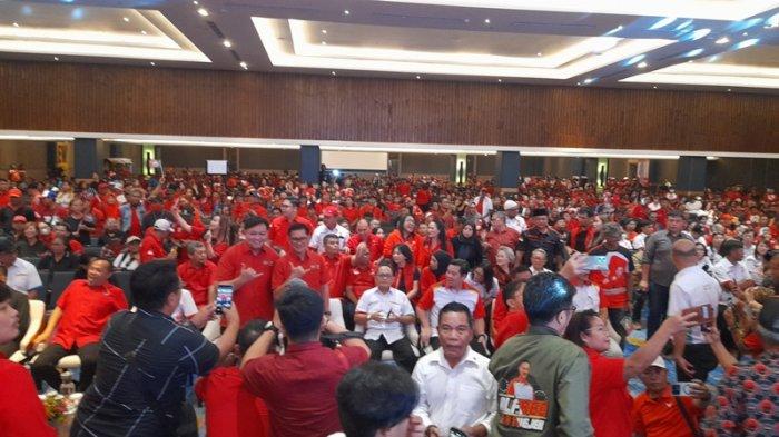 Konsolidasi Pemenangan SK DT, AA RS, JG KWL dan GM WIN di Hotel Sentra Minut, Sulawesi Utara, Jumat (28/9/2024).