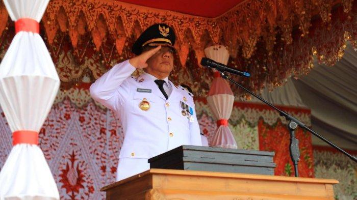 Pj Wali Kota Kotamobagu Sulut Abdullah Mokoginta Bertindak jadi Inspektur Upacara Hut ke 79 RI